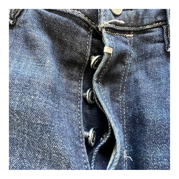 ALLSAINTS "REX" Button Fly Blue Denim Jeans Size 31/38 - Picture 5 of 6